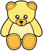 Yellow Cute Teddy Bear Image
